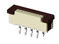 CF10 series 1.0mm(.039) ZIF Vertical DIP FFCFPC Connectors