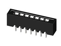 CF14 Series 2.54mm(.100) LIF Straight DIP FFCFPC Connectors